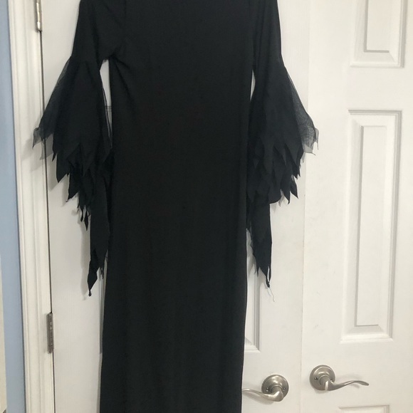 Spirit Halloween Dark Witch costume girls size large 12/14 dress & choker - Picture 13 of 14